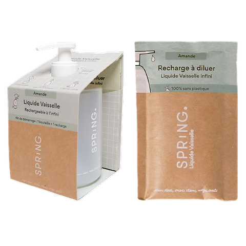 Pack Flacon 400ml + Recharges Liquide Vaisselle